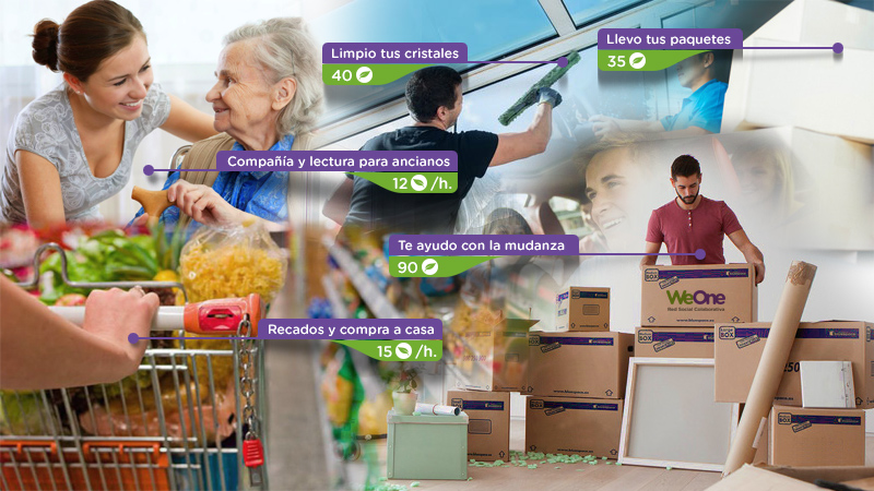 WeOne - Intercambia servicios sin dinero