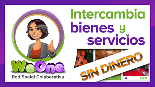 WeOne - Intercambio de bienes y servicios sin dinero
